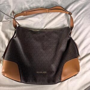 Michael Kors Crosby Large Signature Logo Shoulder Bag